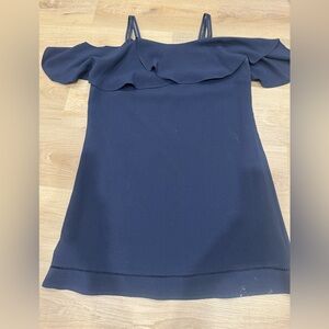 Maggy London Elegant Navy Dress